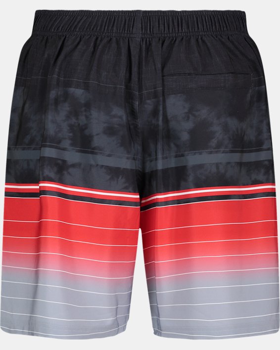 Men's UA Gradient Tie-Dye E-Board Swim Shorts, Black, pdpMainDesktop image number 4